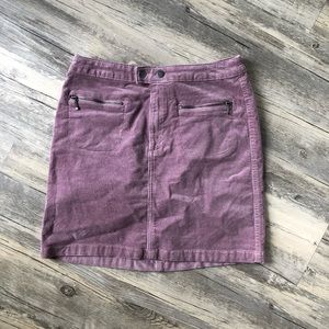 Missing Supply Co. Lilac Corduroy Skirt